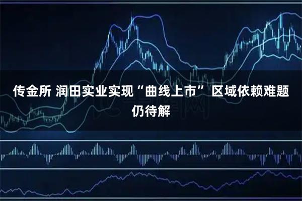 传金所 润田实业实现“曲线上市” 区域依赖难题仍待解