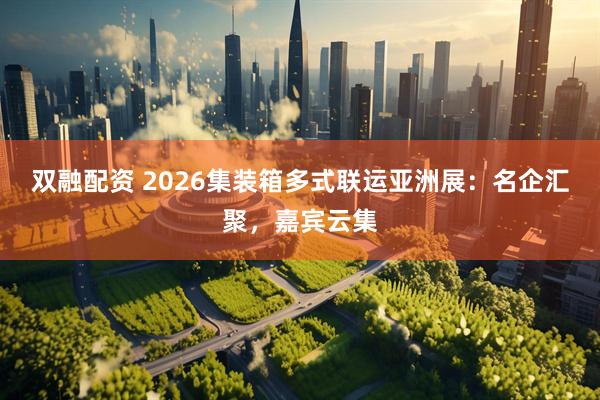 双融配资 2026集装箱多式联运亚洲展：名企汇聚，嘉宾云集