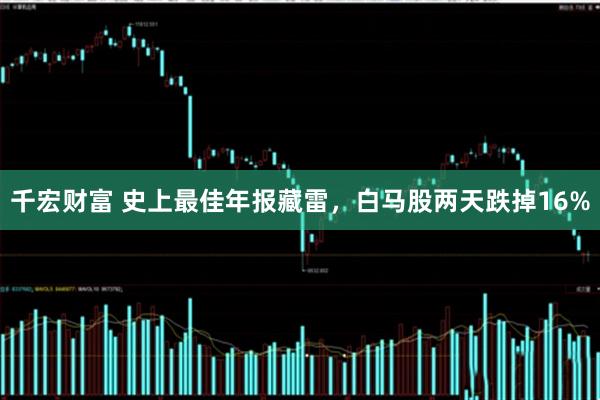 千宏财富 史上最佳年报藏雷，白马股两天跌掉16%