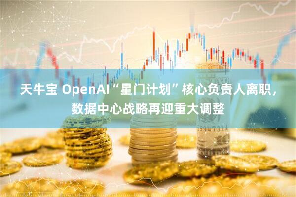 天牛宝 OpenAI“星门计划”核心负责人离职，数据中心战略再迎重大调整